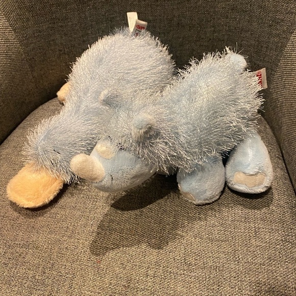 GANZ baby boy stuffed animals bundle 2 toys duck and rhino - Picture 7 of 7